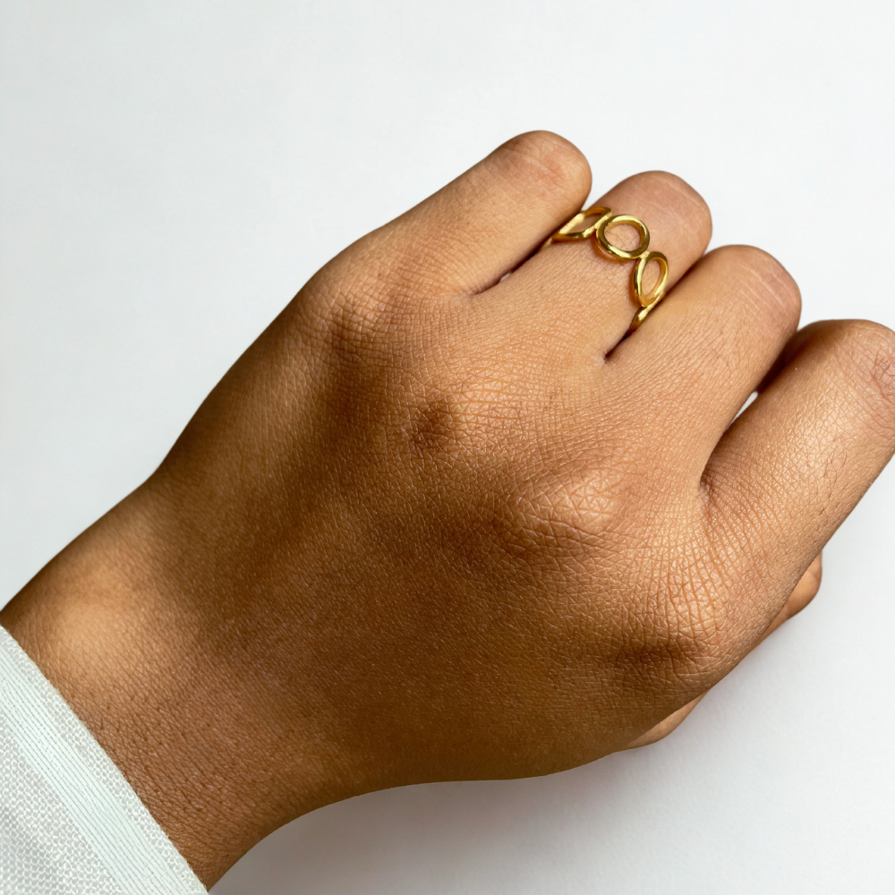Bague Aurora - Acier inoxydable